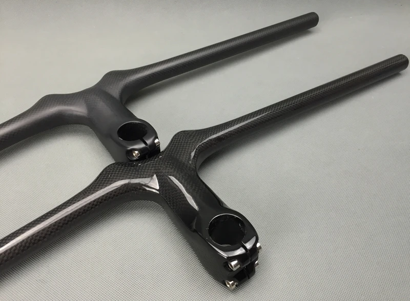 Ссветильник горный велосипед из углеродного волокна MTB цельный плоский стержень