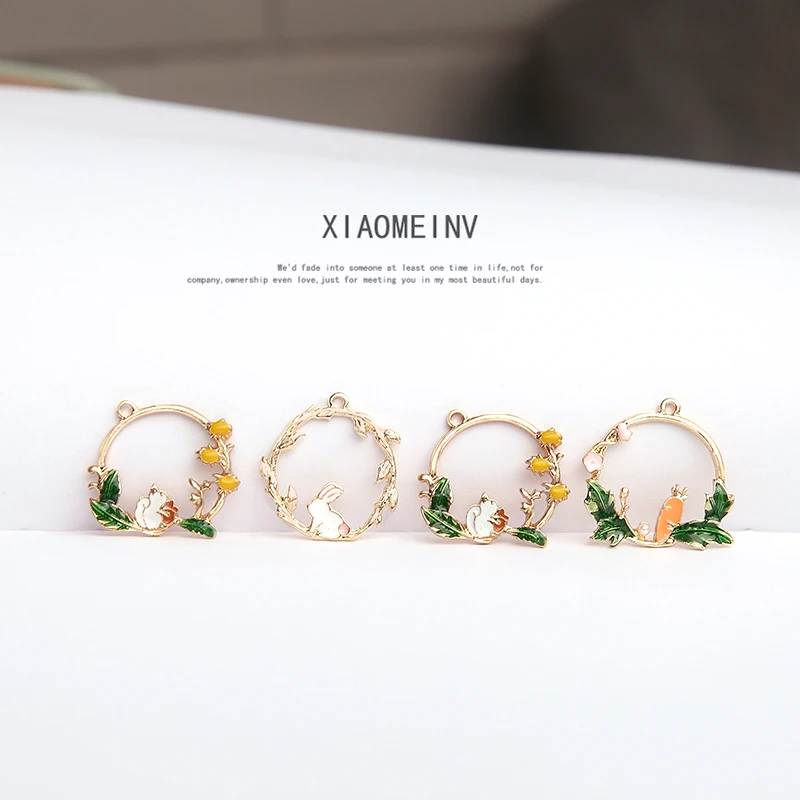 10 шт. милые романтические Милые простые серьги с цветком Милая подвеска модная