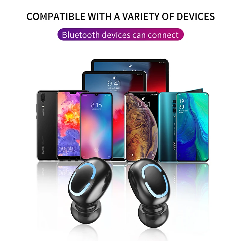 Настоящие Bluetooth 5 0 наушники HBQ TWS беспроводные спортивные с громкой связью 3D