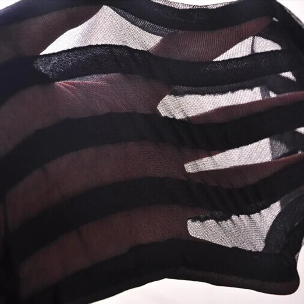 

70% Hot Sell Women's Sexy Wide Stripes Transparent Breathable Tights Stockings Socks Pantyhose