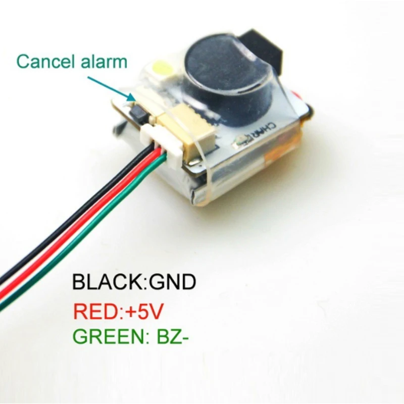 

4Pcs for Finder JHE42B-S 5V Super Loud Buzzer, with LED Buzzer 100DB for RC FPV Drone Flight Controller