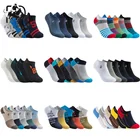 2020 новые мужские дышащие хлопковые носки, спортивные носки, мужские деловые повседневные забавные носки, мужские носки по щиколотку, оптовая продажа, быстрая доставка