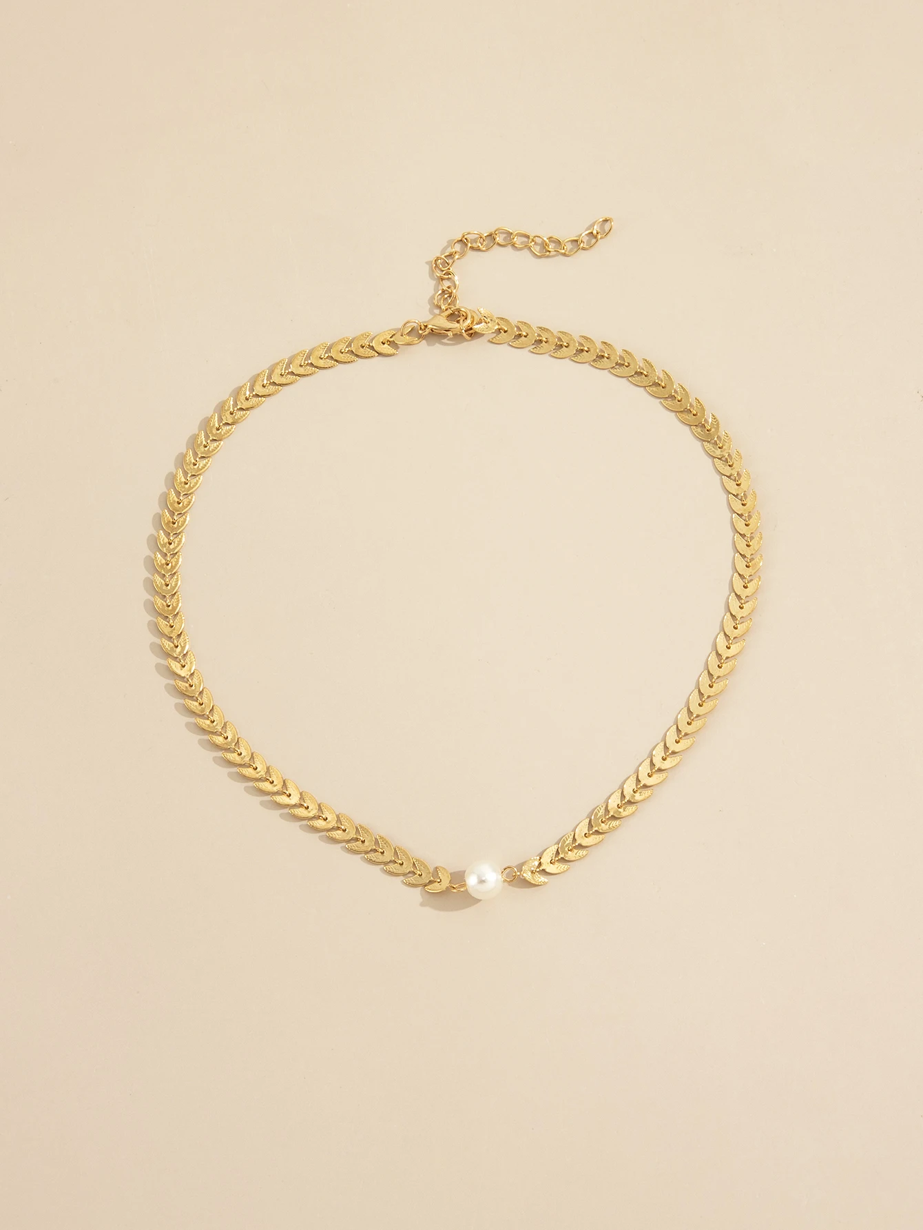 

Stillgirl One Piece Vintage Pearl Wheat Ears Necklaces for Women Metal Gold Aesthetic Choker Chains Female Gift Fashion Jewelry