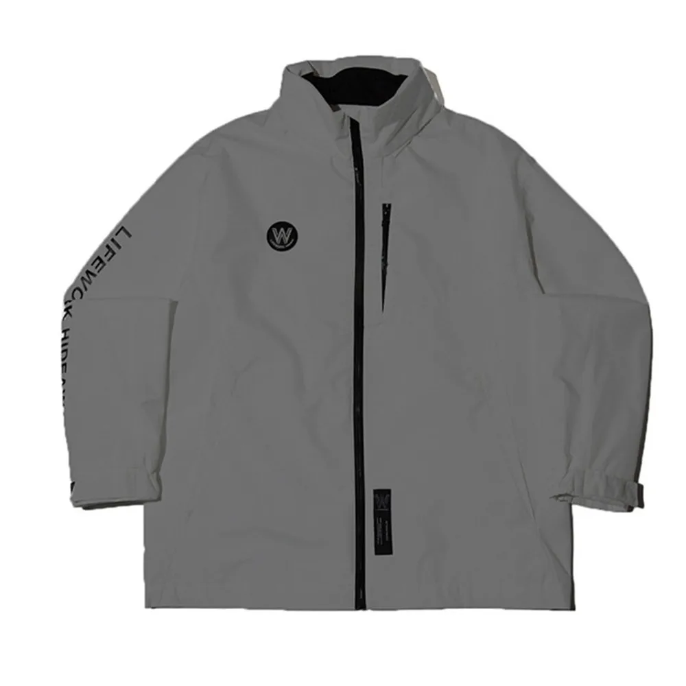 

Han Edition Tide Men's Jackets Coats Autumn Joker Fashion Sport Zip Cardigan Male Loose Sweatshirts Streetwear Casual Tops