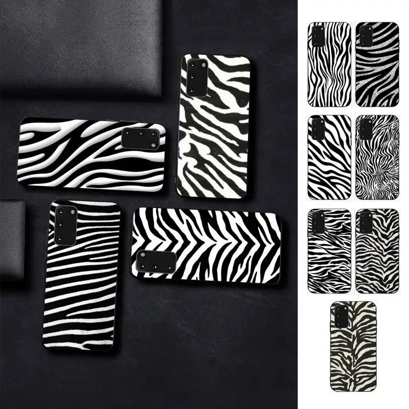 

TOPLBPCS Zebra print clip art animal Phone Case for Samsung S10 21 20 9 8 plus lite S20 UlTRA 7edge
