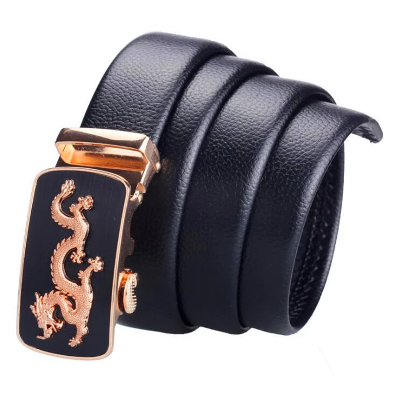 Мужской кожаный ремень новый дракон мужской роскошный известный бренд поясной