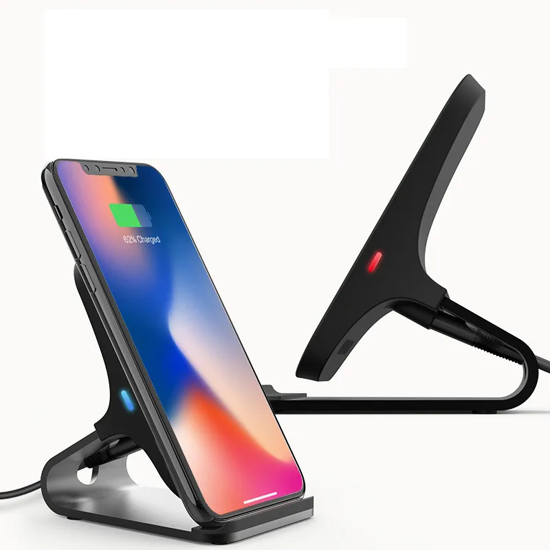 

mindzo Wireless Charger for iPhone X 8 Plus max 10W Wireless Charging for Samsung Galaxy S8 S9 S7 Edge Qi USB Wireless Charger