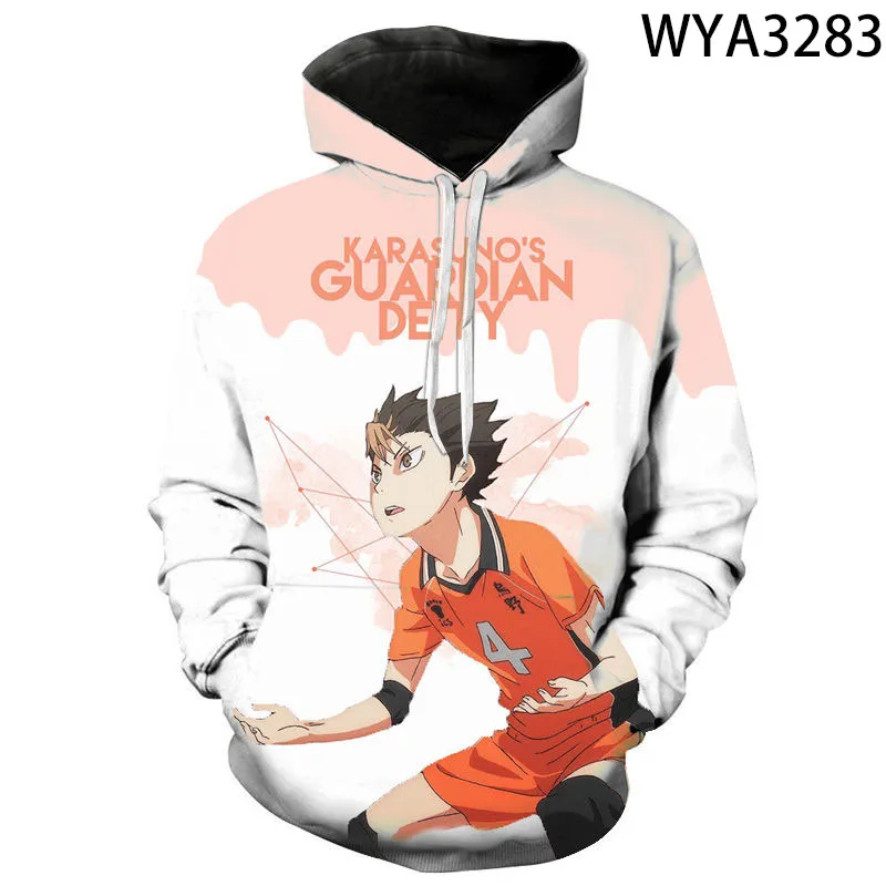 

Spring and autumn fashion new 3D printing sweatshirt Japanese animation yellow hair element peripheral clothing wholesale