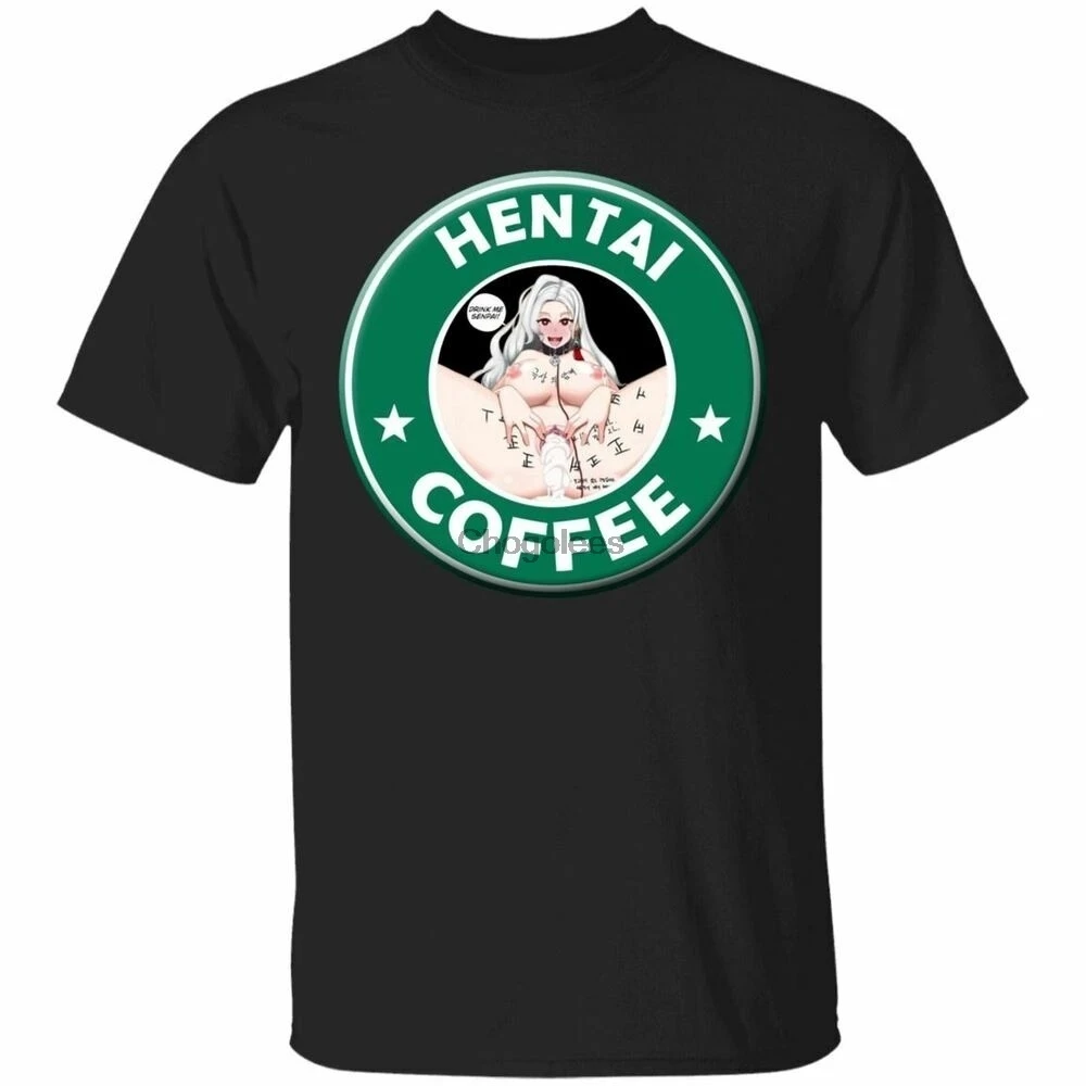 Новинка футболка с аниме Ecchi Hentai Girl Drink Me Senpai японского для влюбленных |