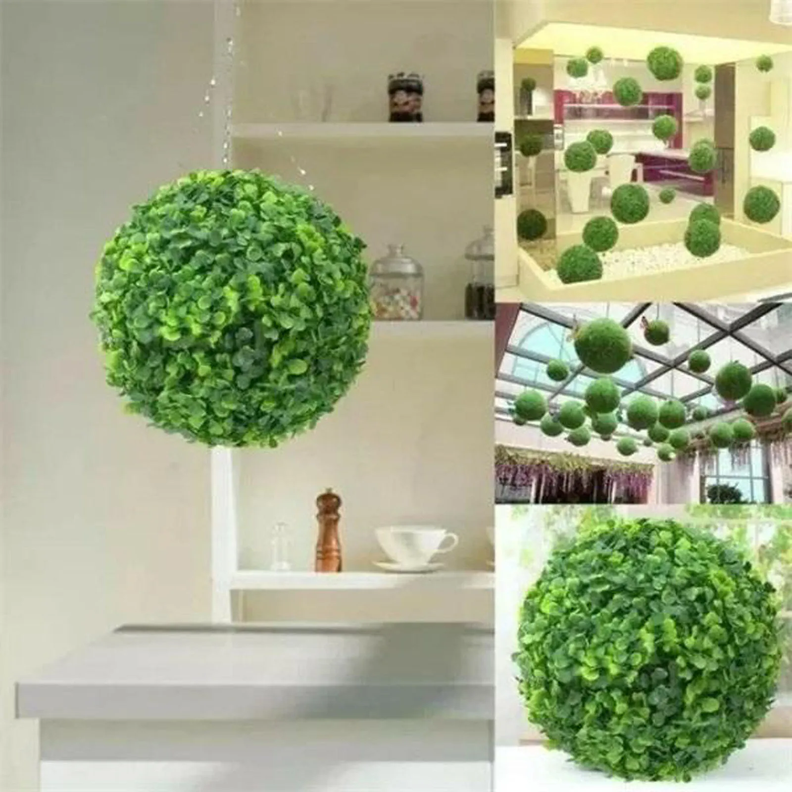 Artificial Plant Ball Topiary Tree Boxwood Home Outdoor Wedding Party Decoration Balls Garden Green | Дом и сад