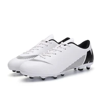 mens football boots teenager breathable soft sneakers kids grass graining shoes antiskid soccer shoes size fg tf sports shoes