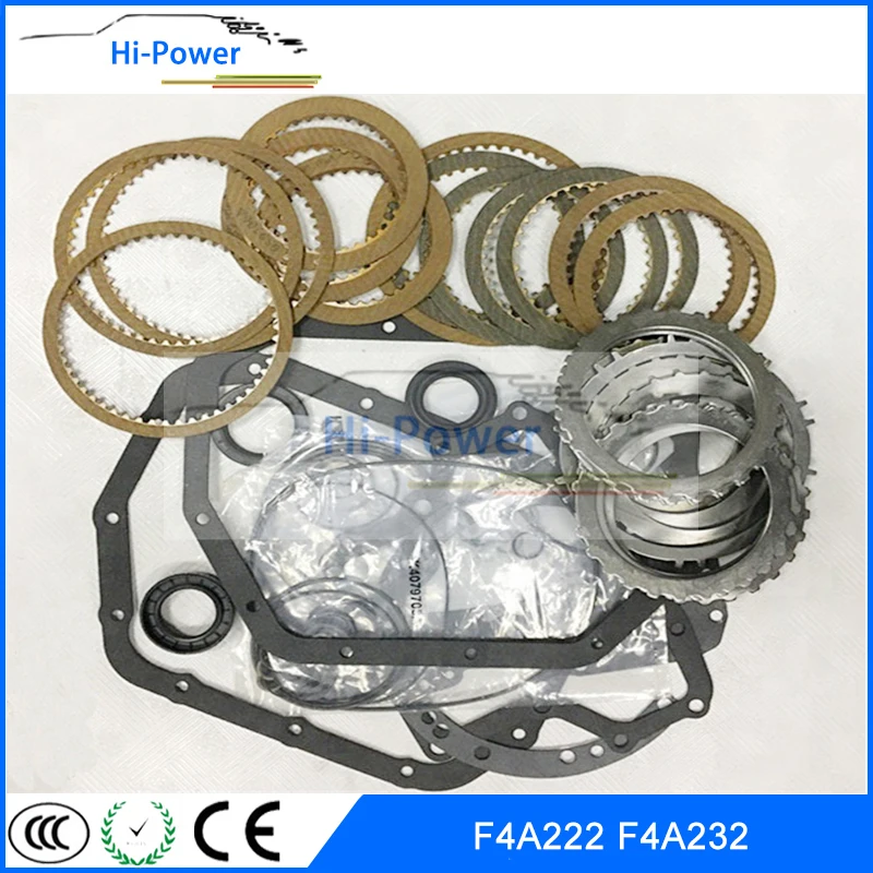 

F4A232 KM175 KM177 KM179 Transmission Clutch Steel Kit For MITSUBISHI F4A232 Gasket Seal Rings Car Accessories