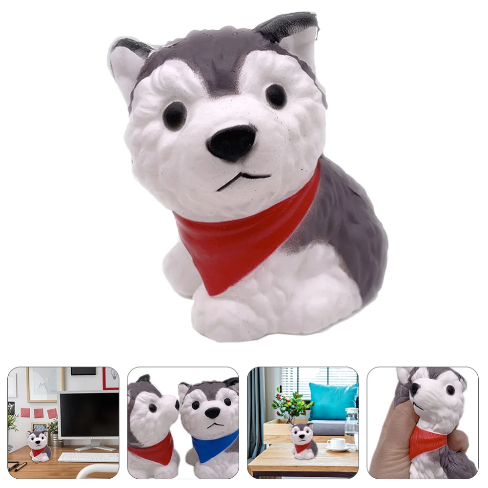 

1pc Slow Rising Puppy Dog Squeeze Husky Dog Relieves Stress and Anxiety