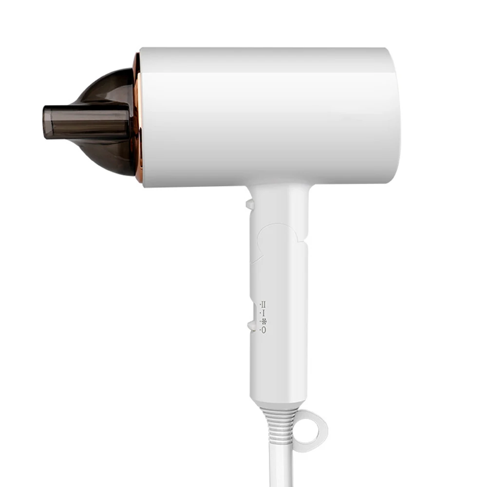 Мощный профессиональный фен для волос портативный мощностью 1800 Вт с 1 скоростью и