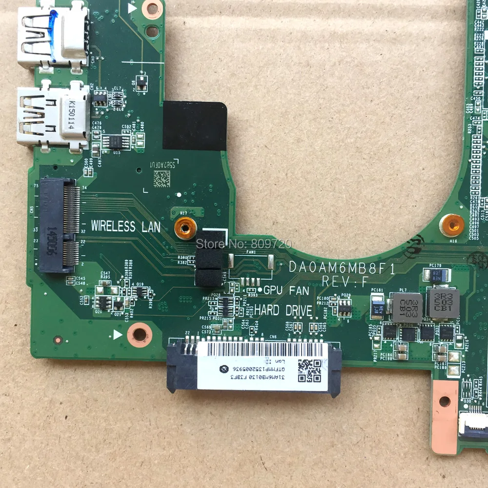 Материнская плата для ноутбука P41F DA0AM6MB8F1 0R9T31 R9T31 с i5-5200U интегрированной графикой