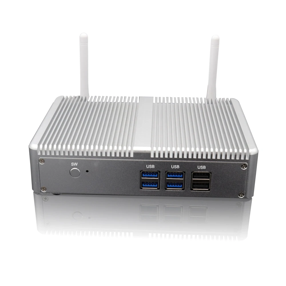 Мини компьютер Eglobal Nuc без вентилятора Windows 10 фрезерный маршрутизатор pfSense OpenVPN Intel