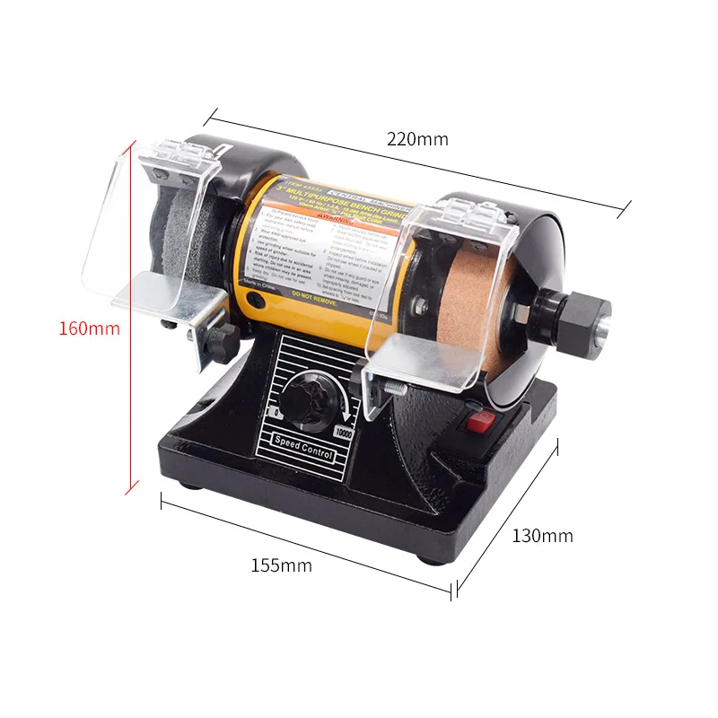 Многофункциональный настольный мягкий вал маленькая мельница полировка и мини