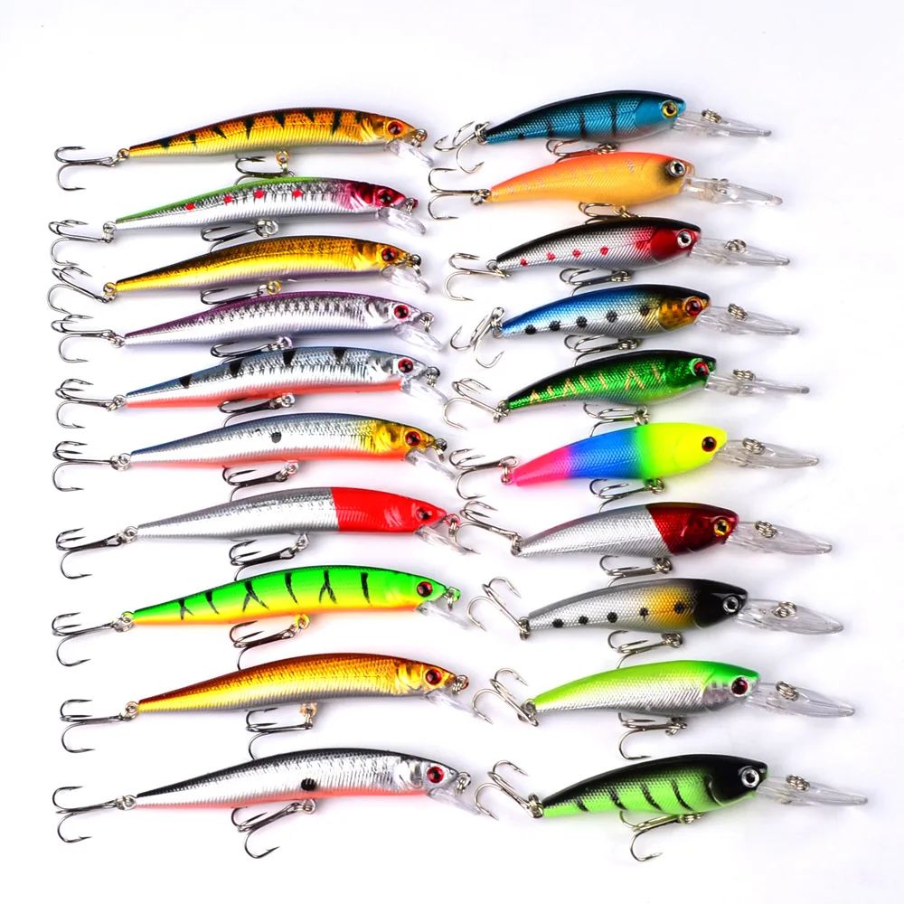 

56Pcs/lot Almighty Mixed Fishing Lure Bait Set Wobbler Crankbaits Swimbait Minnow Hard Baits Spiners Carp Fishing Tackle