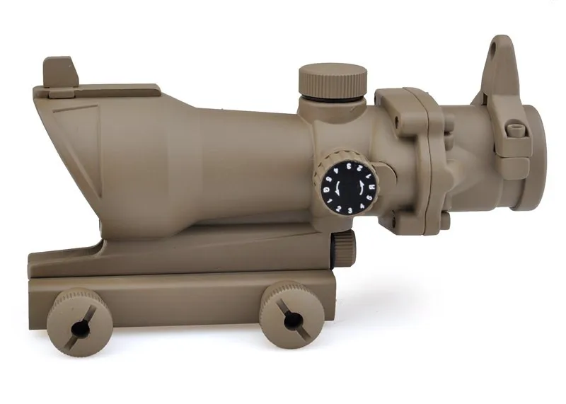 AIM ACOG 4X32 Красный точка зрения оптический прицел Прицелы Воздушный пистолет тактический Reddot пневматический прицел для страйкбола охотничьи прицелы AO5318