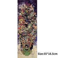 55x18 5cm japanese anime collection vintage kraft paper poster interior bar cafe decoration painting indoor decorations