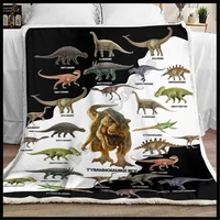 love dinosaur blanket printed fleece blanket beds hiking picnic thick quilt fashionable bedspread sherpa throw blanket 02