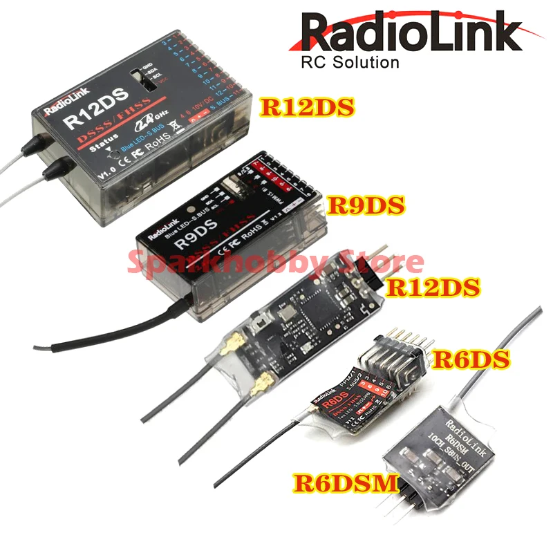 RadioLink оригинальный de radioenlace receptor R6DS R6DSM R9DS R12DS R12DSM byme D controlador vuelo|Детали и