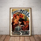 Alphonse развлекательные, пинетки для дома, 1897. Плакаты для изобразительного искусства, винтажные иллюстрации, Настенный декор в стиле ретро, художественное винтажное искусство