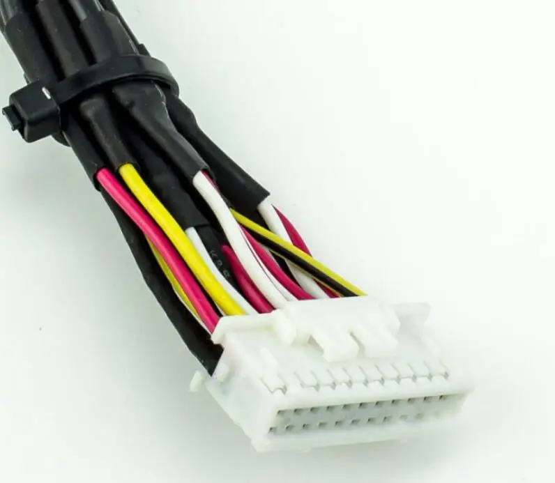 Автомобиль 24 Pin стерео радиокабель RCA выход провода Жгут электропроводки разъем