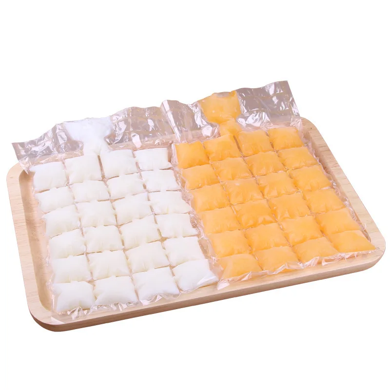 

20Pcs Disposable Ice Molds 24 Grids Self-Sealing Plastic Ice Tray Molds For Summer Household Kitchen Bar DIY Drinking Tools Hot