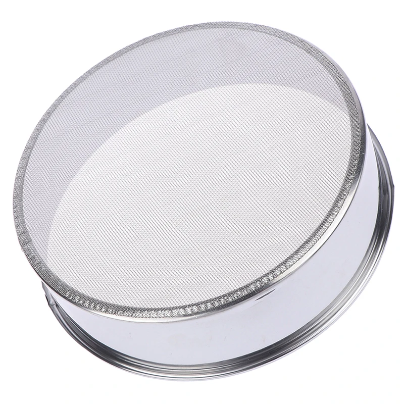 Сито для муки профессиональное круглое сито из нержавеющей стали кухни выпечки