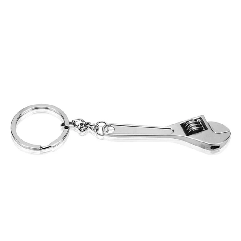 

Portable key ring wrench emergency tool car keychain metal mini pendant
