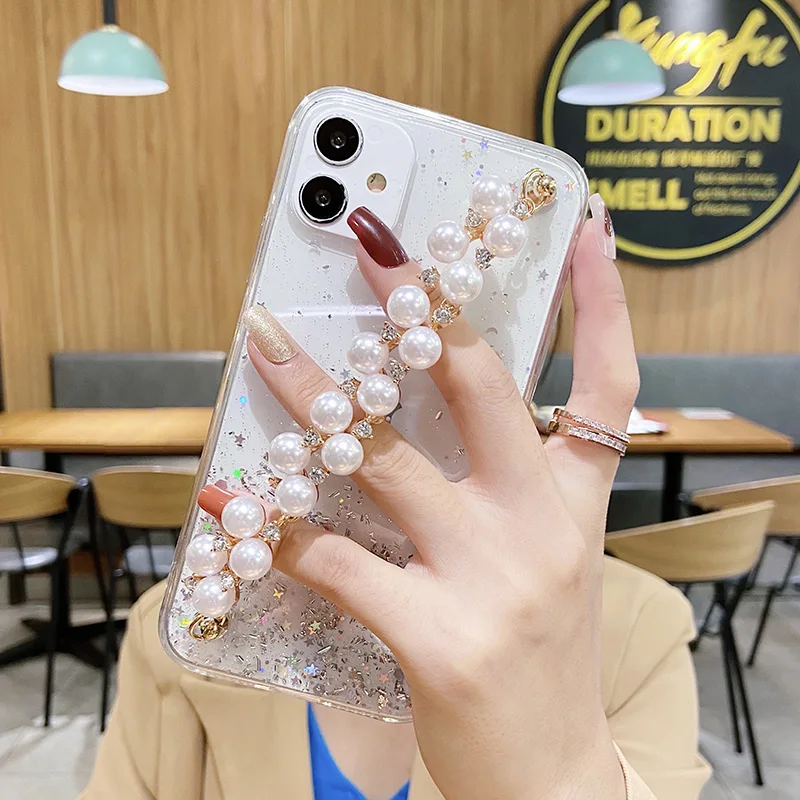 Для Huawei Y9 Prime 2019 Y5 Y6 Y7 Pro 2018 Nova 2i 3 3i 4 5T 5 5i 6 SE 7 7i 8 роскошный блестящий жемчужный