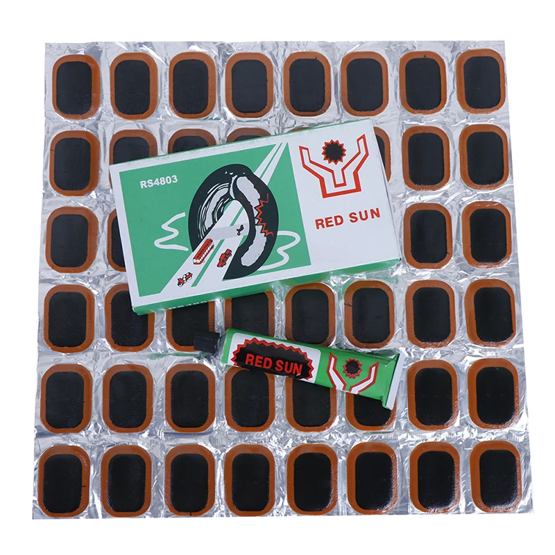 Инструменты для ремонта Наборы 48 шт. + 1 клей высокое качество круглый велосипед