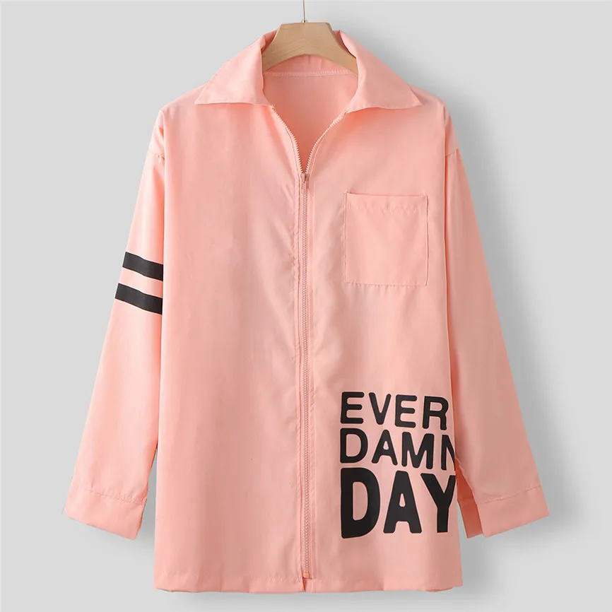 Женские куртки размера плюс с длинным рукавом модные женские осенние