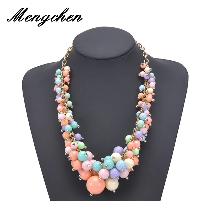 Богемная Мода Большой роскошный темперамент ручной работы многослойный цветной