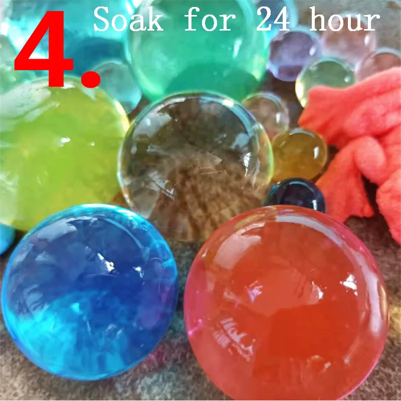 1600 шт. Кристальные грунтовые шарики для растений цветы муд вода бисер для растений жемчужины вазы гель шарики домашнее украшение растут в воде.