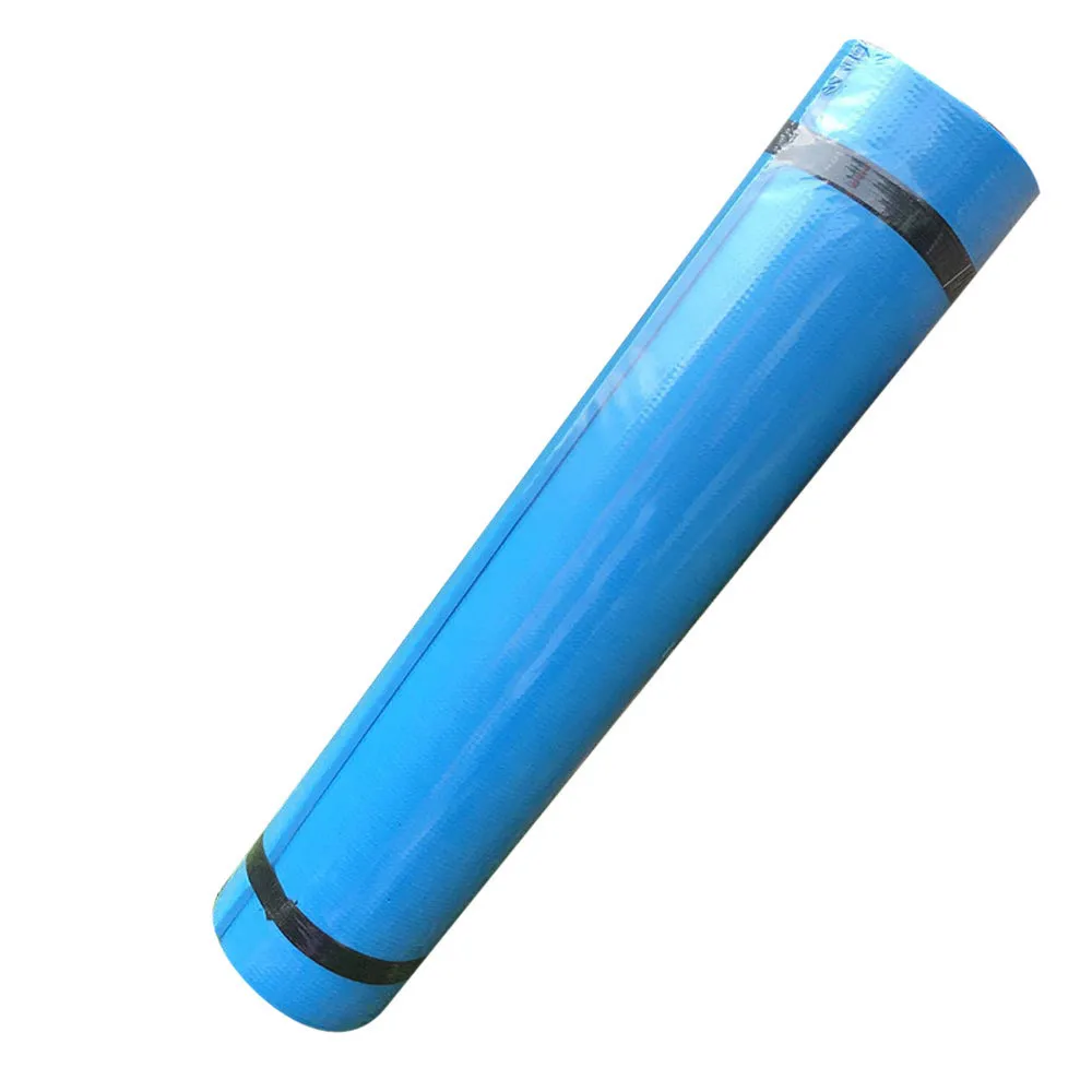 

4mm EVA Thickening Yoga Mat Practical Durable Water-Resistant Non-Slip Flat Easy Clean Fitness Mats Soft Yoga Accessories Blue