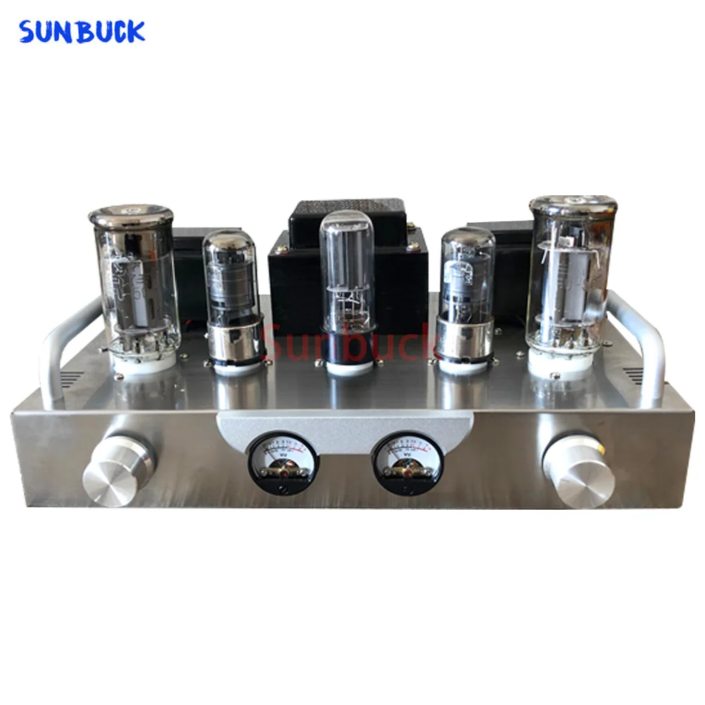 Sunbuck маленький 300B 6J8P FU50 5U4C ламповый усилитель звука мощности аудио DIY kit с дисплеем