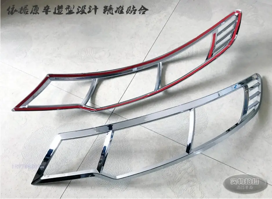 ABS Хром Передняя фара автомобиля + задний фонарь Крышка лампы Накладка для 09 12 KIA