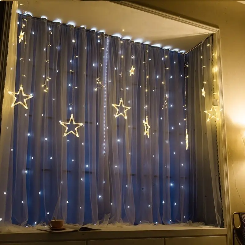 1шт. Занавеска с разделительной нитью в стиле принцессы, защищенная от шума и света, для окна, украшение для спальни в стиле Фэн-шуй F8394