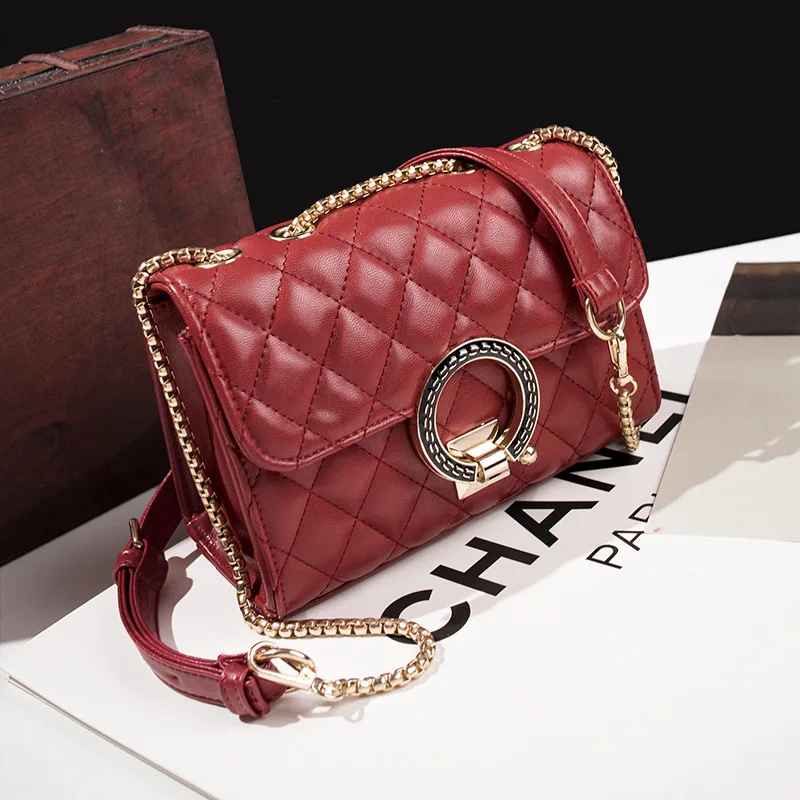 

New Woman Shoulder Bag Fashionable Simple Chain Messenger Bag High Quality Luxury Designer Handbag 2021 New Female Underarm Bag