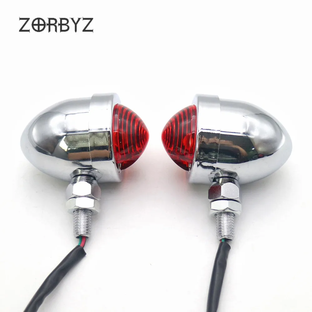 ZORBYZ мотоциклетный черный/хромированный металлический цилиндрический тормоз с