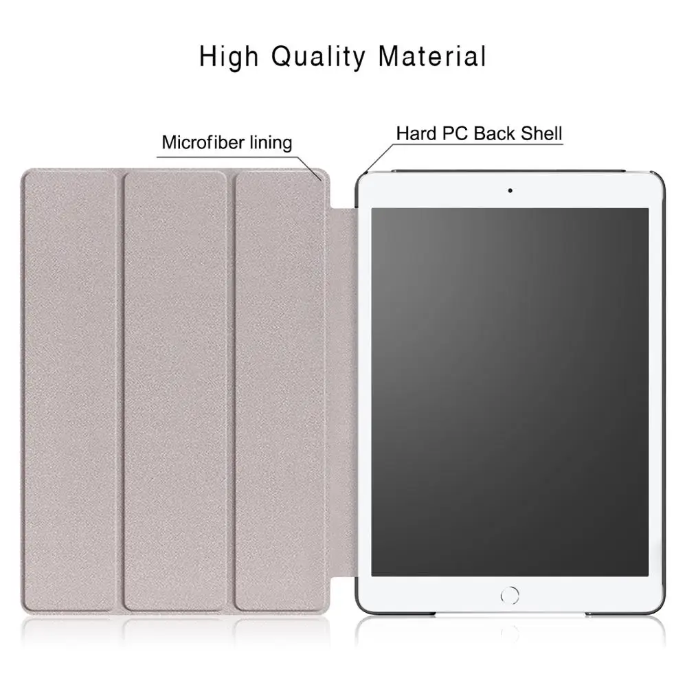 Ультра тонкий умный чехол для iPad air 3 pro 10.5 чехол для ipad 10.2 чехол