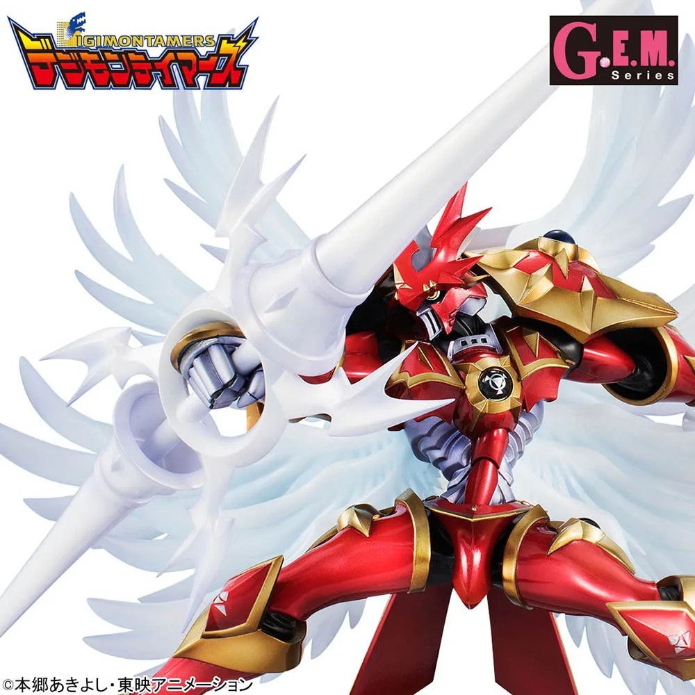 

Newest Megahouse Original Statue G.E.M Gallantmon Dukemon Digimon Adventure Anime Figure Collection Model Action Toys Gifts