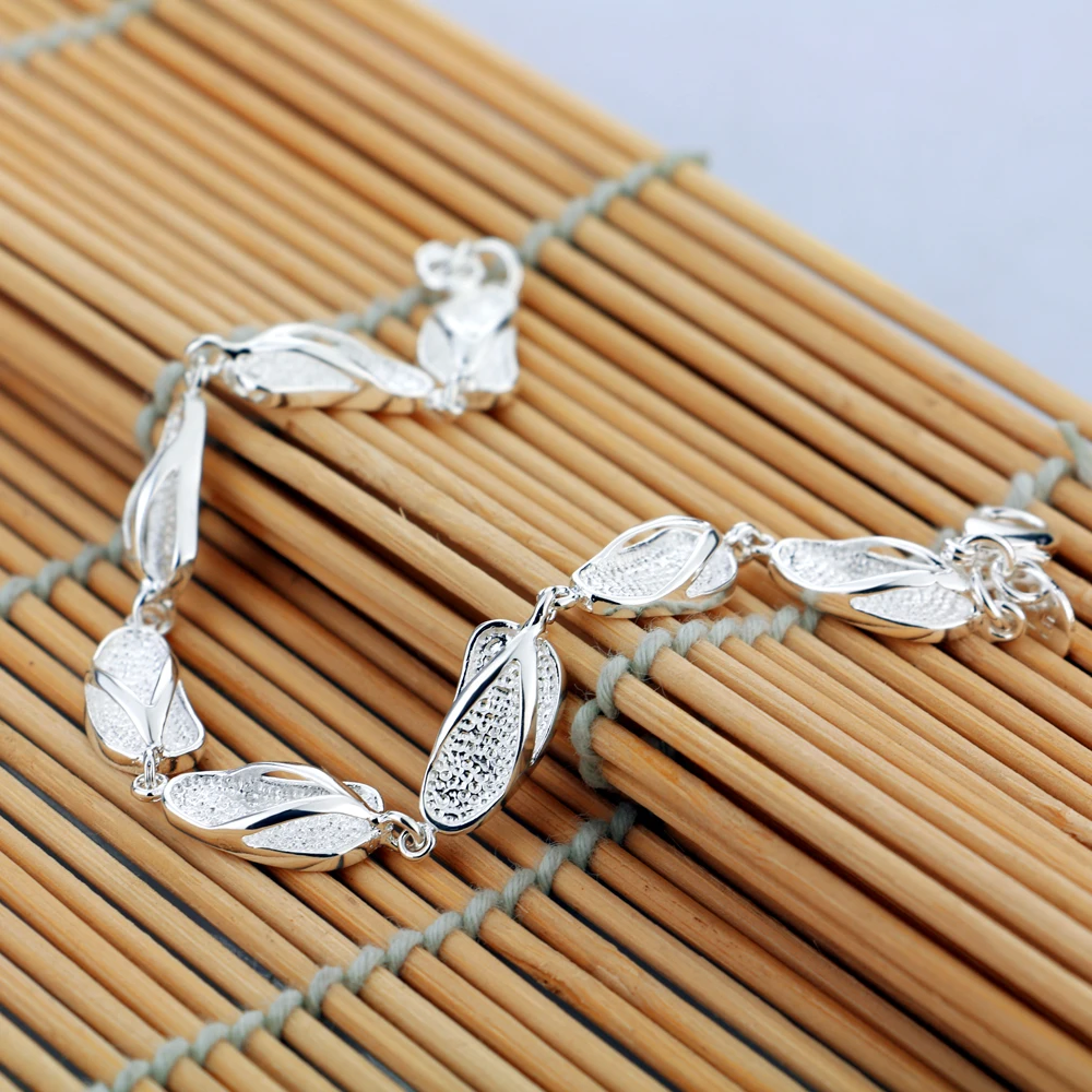 Женский браслет из серебра 925 пробы 19 см|bracelet silver sterling 925|silver 925bracelet women |