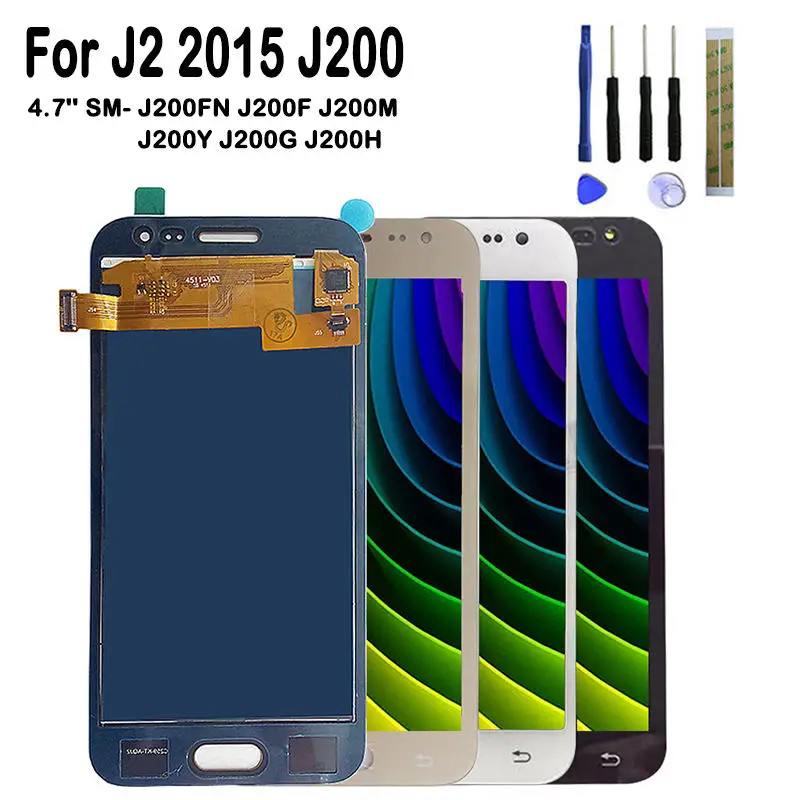Параметры/F/M/H/DS для Samsung Galaxy J2 2015 J200 ЖК дисплей + сенсорный экран J200H J200FN J200F J200M