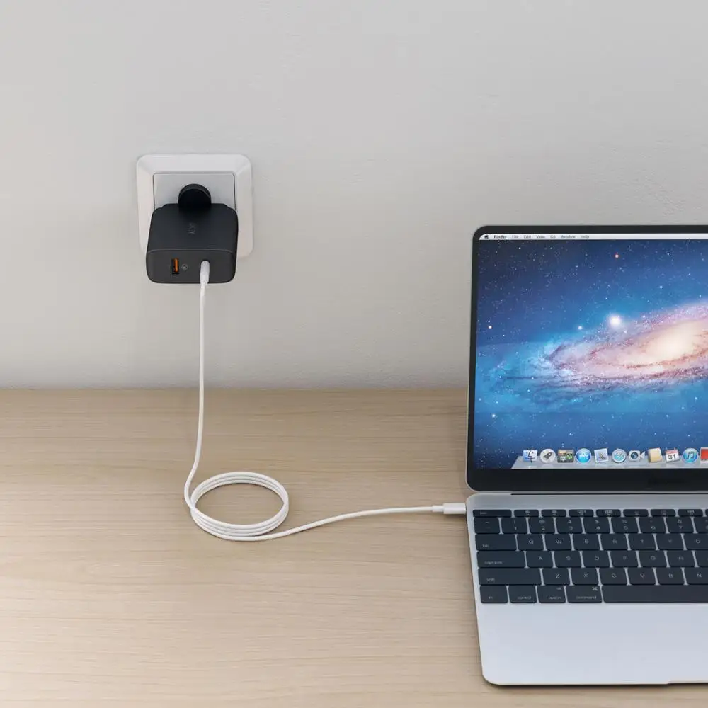 Зарядное устройство AUKEY UK Plug 48 Вт 3 0 мобильный телефон быстрая зарядка настенное