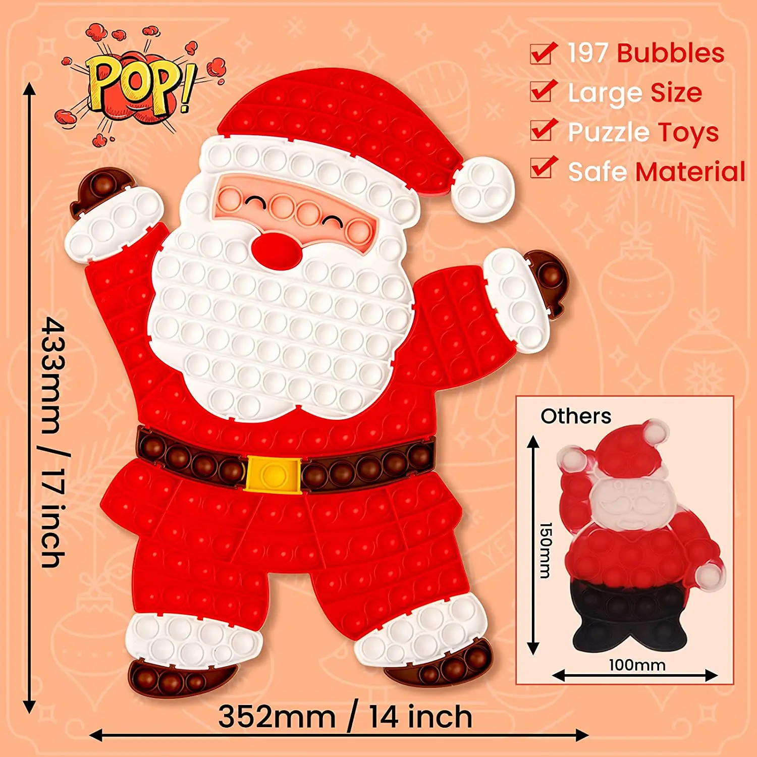 big size puzzle fidget toy bubble toy xxl giant push simple dimple fidget toys antistress relief sensory figet christmas gift free global shipping
