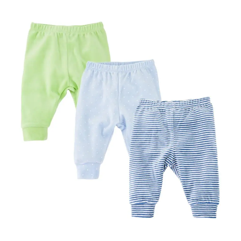 

3pcs Velvet Newborn Baby Pants Striped Baby Boys Trousers Soft Girl Pants Baby Boy Leggings Pants 0-24M
