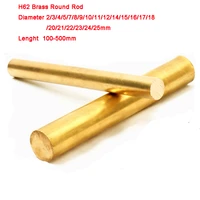 h62 brass round rod cu copper alloy round bar dia 23457891011121415161718202122232425mm lenght 100500mm